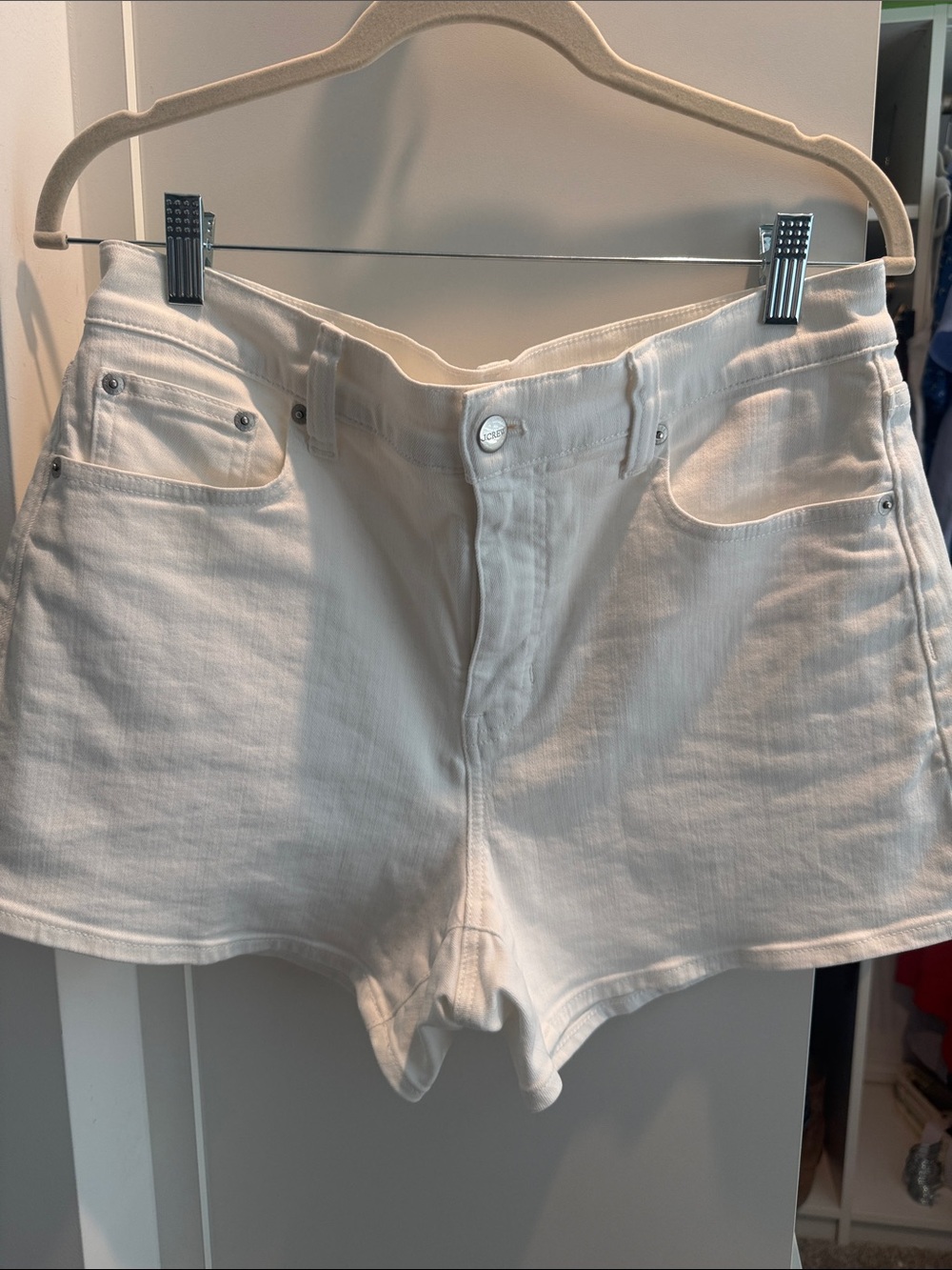 J Crew White Women’s Denim Shorts
